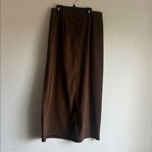 Talbots Rich Brown long  Skirt